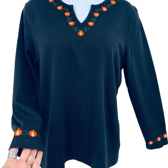 Design Originals Studio Trreat 3/4 Sleeve Thick Knit Top - Picture 9 of 12